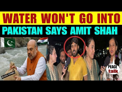 WATER WON'T GO INTO PAKISTAN SAYS AMIT SHAH| PAK PUBLIC REACTION