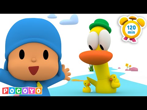 🐤 AHI VIENE MAMA PATO | Pocoyó 🇪🇸 Español | Canciones de REGGAETON para niños