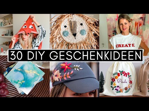 30 DIY Geschenkideen für Ihn, für Sie, die beste Freundin, Kinder, den Freund / Mann zu Weihnachten