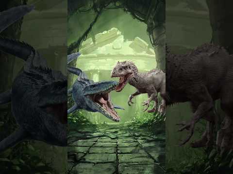 Round 1 Round 2 Round 3 #jurassicworld #mosasaurus #dinosaur #vs