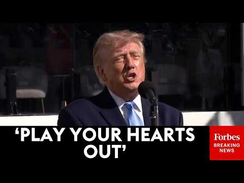 JUST IN: President Donald Trump Arrives At Closing Ceremony Presidents Cup, Delivers Remarks Episode cover