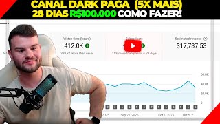 CANAL DARK QUE FAZ R$100 MIL POR MES! POR QUE ISSO ACONTECE? CANAL DARK NO YOUTUBE MONETIZADO