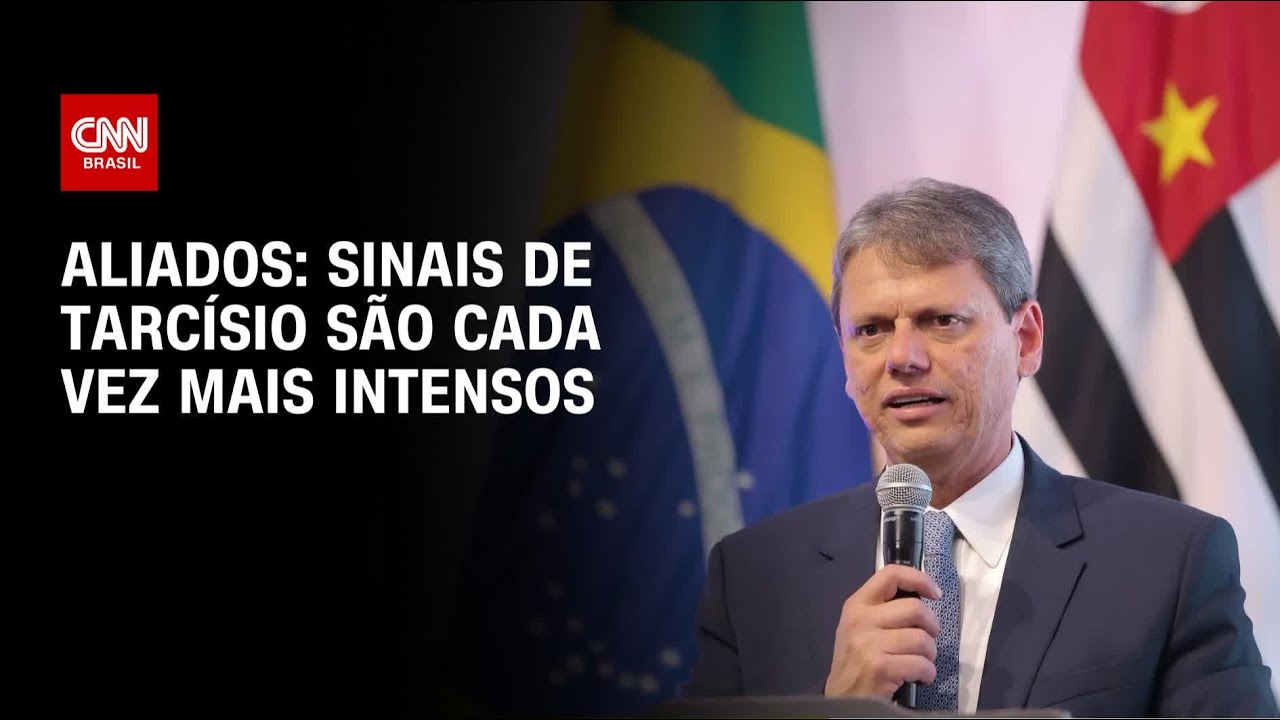 Sinais de Tarcísio são cada vez mais intensos dizem aliados | BASTIDORES CNN