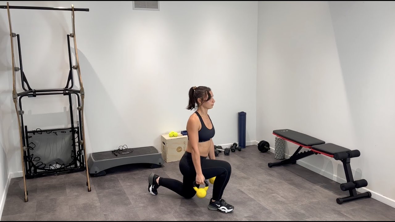 Kettlebell Reverse Lunge
