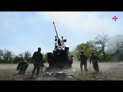 French CAESAR 155mm wheeled howitzers now in combat operations in Ukraine to fight Russian troops