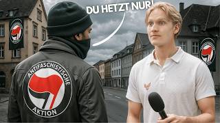 Antifa stellt mich auf offener Straße zur Rede!
