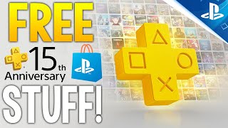 Get FREE PS Plus 15th Anniversary Stuff NOW and More PlayStation News and Updates!