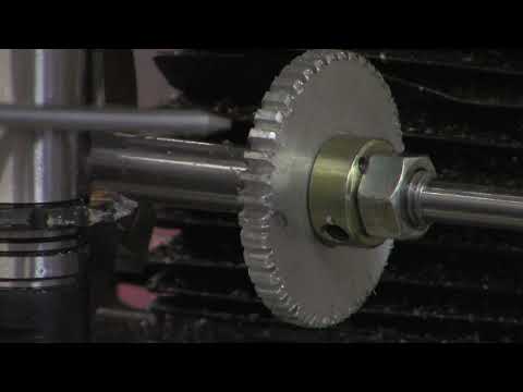 Cutting a Gear With a Motorized Rotary Table (Part2)
