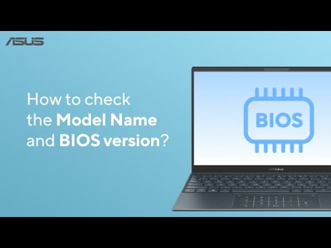 How to Check Model and BIOS Version?   | ASUS SUPPORT