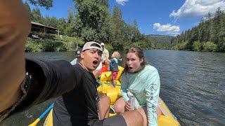 ¡Sobrevivimos al río! (con mi familia gringa y mil caídas) || JC AND SONDRA