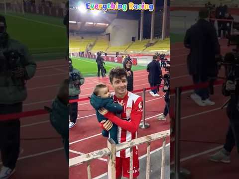 This fan gave his baby to Charles Leclerc for a picture #charlesleclerc #f1shorts #f1