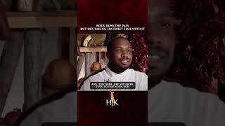 Rock runs the pass perfectly, albeit a bit slow... #hellskitchen #gordonramsay