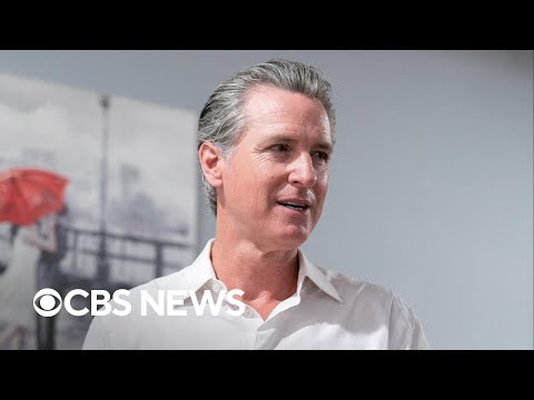 YouTube video thumbnail: California Gov. Gavin Newsom Touring South Carolina
