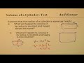 Volume of Cylinders and Relationships