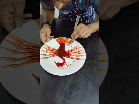 monster plating #food #plattingfoodart #drawing #cooking #artandcraft #chef #artdrawing #painting