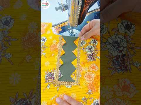 New neck design ๐ easy tips and tricks with ASMR/Diy #youqariagallery #fashion #youtubeshorts #asmr