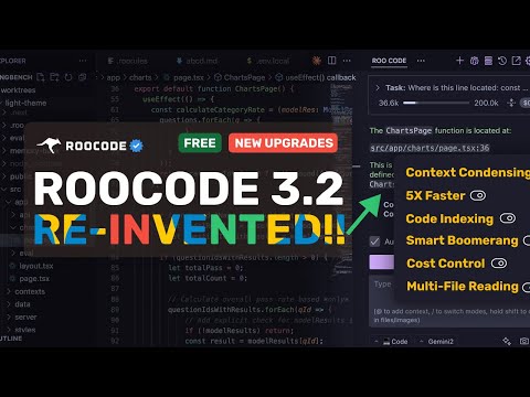 RooCode 3.19 (Upgraded) + Unlimited FREE APIs: These UPGRADES has RE-INVENTED AI Coder!