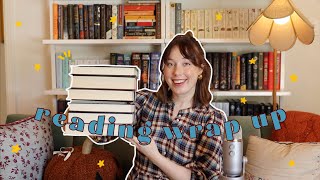Reading Wrap Up! (new releases + popular fantasy series!)