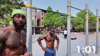 Can @DylHanma complete 50 pull ups and 100 push-ups in under 3Mins?@BrolyGainz007 