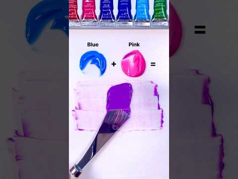 Purples edition paint mixing recipes #colormixing #paintmixing #asmrart #satisfyingart #artvideos