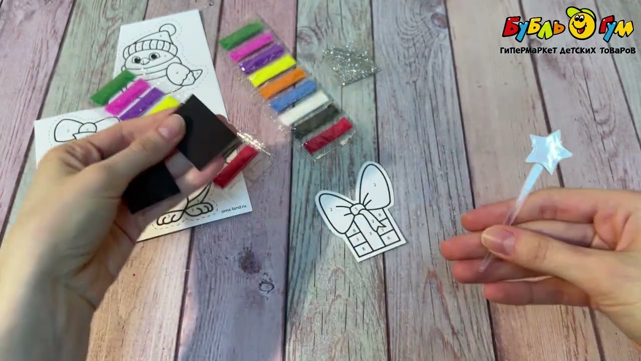 Фреска-магнит Снегирь и Котик - видео