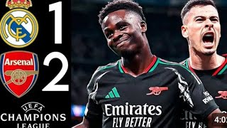 REAL MADRID Vs ARSENAL 1:2 (1:5) arsenal proceeds 😂