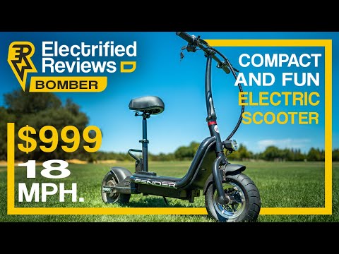 Fender Bomber review: 9 semi-folding, compact electric scooter