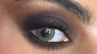 مكياج عيون سموكي اسود بخطوات سهلة للمناسبات ✨ أموله