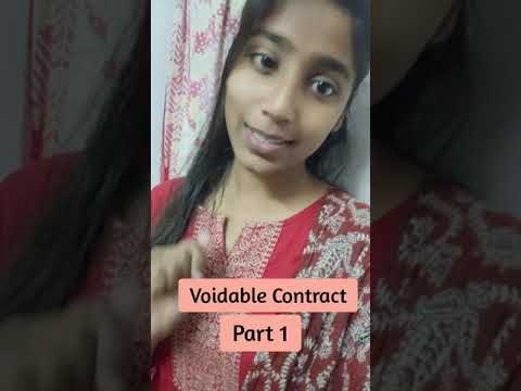 WHAT IS VOIDABLE CONTRACT...??