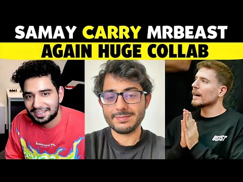 Samay Raina & Carryminati & MrBeast HUGE PROJECT...🤯, India's got Latent, Carryminati Productions