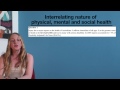 Impact of Health Dimensions on Well-being