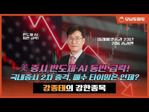 국내증시 2차 충격, 매수 <strong>타이밍은</strong> 언제? ★강종태 전문가★