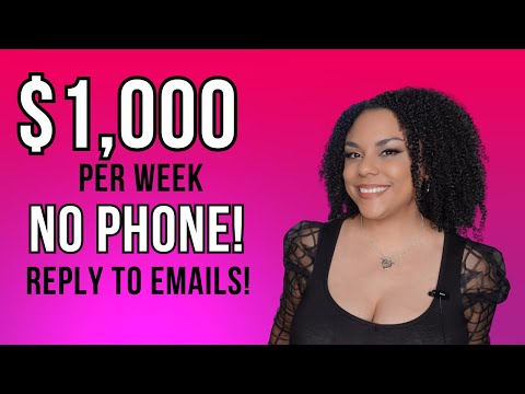 Respond To Emails And Comments! No Phone Remote Jobs Hiring Now 2024!