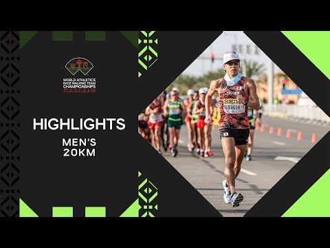Yamanishi win gold in the men's 20km | World Athletics Race Walking Team Championships