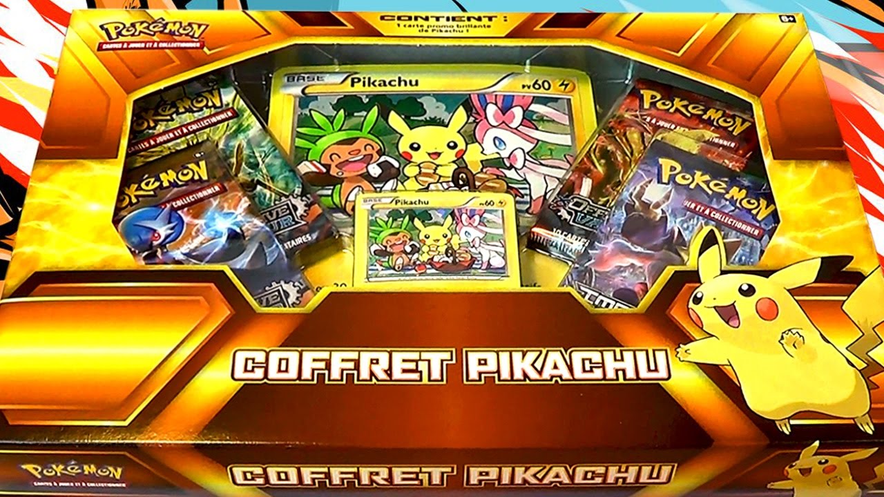 UN COFFRET EN ÉDITION LIMITÉE ! Ouverture d'un coffret Pokémon PIKACHU | Pique-nique entre amis !