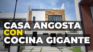 Cocina ENORME en CASA de 7 METROS de frente 📏🏠
