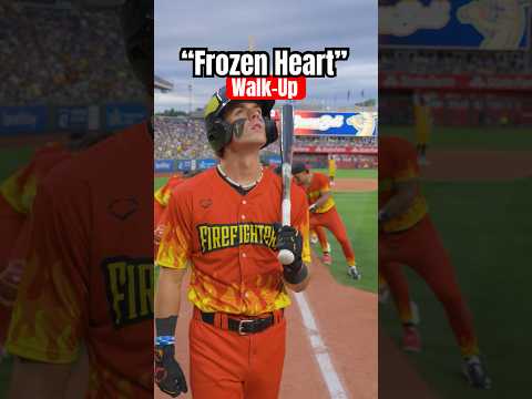 โFrozen Heartโ Frozen Walk-Up | The Firefighters #shorts#disney#frozen#singalong#fireman#baseball