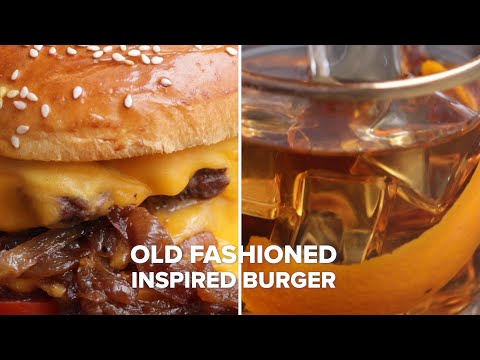 Old Fashioned-Inspired Burger
