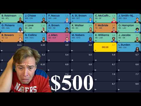Fantasy Football Draft ($500 Buy in) artwork
