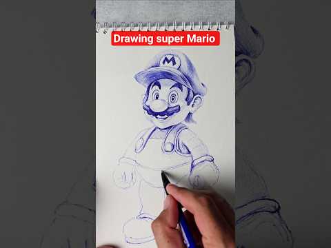 Drawing "Super Mario " #art #drawing