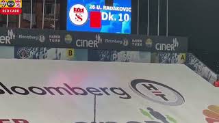 Uroš Radaković RED CARD | Eyüpspor vs Sivasspor