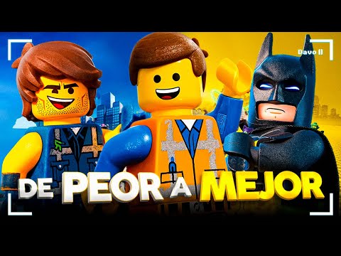 TODA la SAGA de Lego Movie: De PEOR a MEJOR