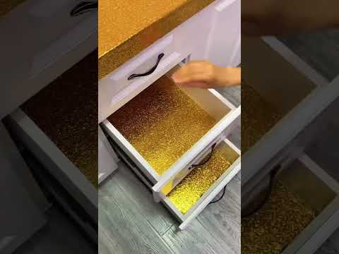 Adesivo de alumínio dourado 🤩 quer um? Siga o meu perfil 😍