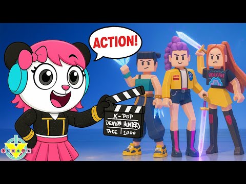 ๐ค KPop Demon Hunters Roblox Roleplay! ๐ฌ I made a MOVIE!