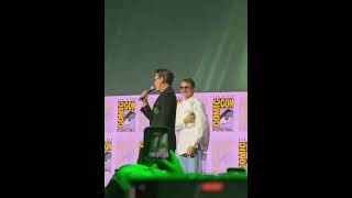 RDJ on Stage at Marvel Studios #SDCC Panel.