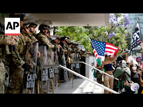 YouTube video thumbnail: Judge Will Decide if Trump Violated Law by Deploying National Guard to LA