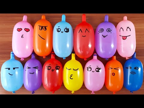 Fluffy Slime with Funny Balloons Satisfying ASMR #3305