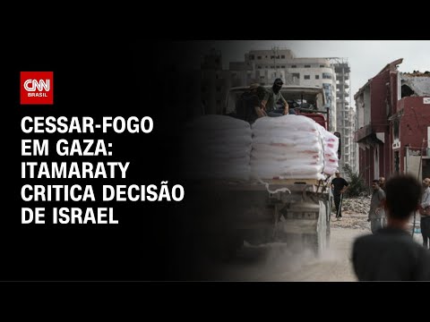 ​Itamaraty critica decisão de Israel de suspender ajuda em Gaza | CNN NOVO DIA