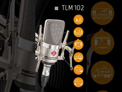 The smallest, most affordable large diaphragm #microphone - our #TLM102 🤩