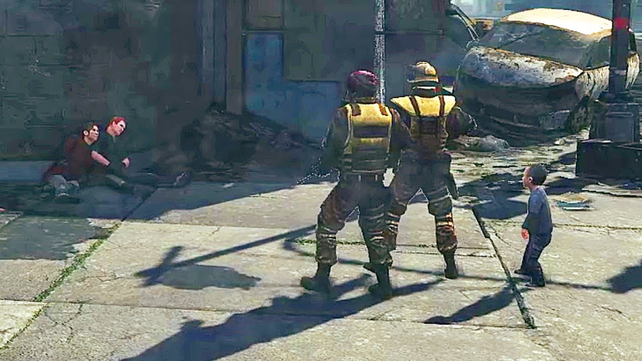 North Korea Invades America Scene 4K 60FPS - Homefront